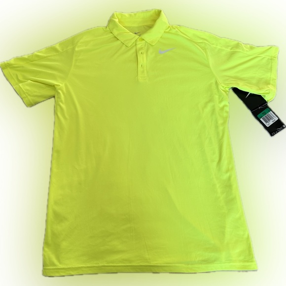 Boy's Dri-Fit Victory Short Sleeve Polo Neon. XL NWT - Picture 1 of 4